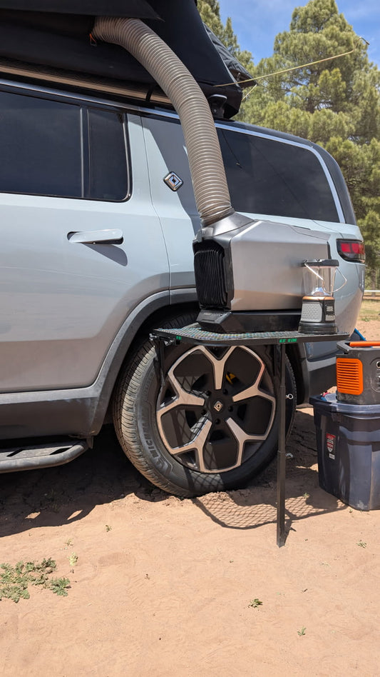 SMALL - Aluminum Camping Tire Table