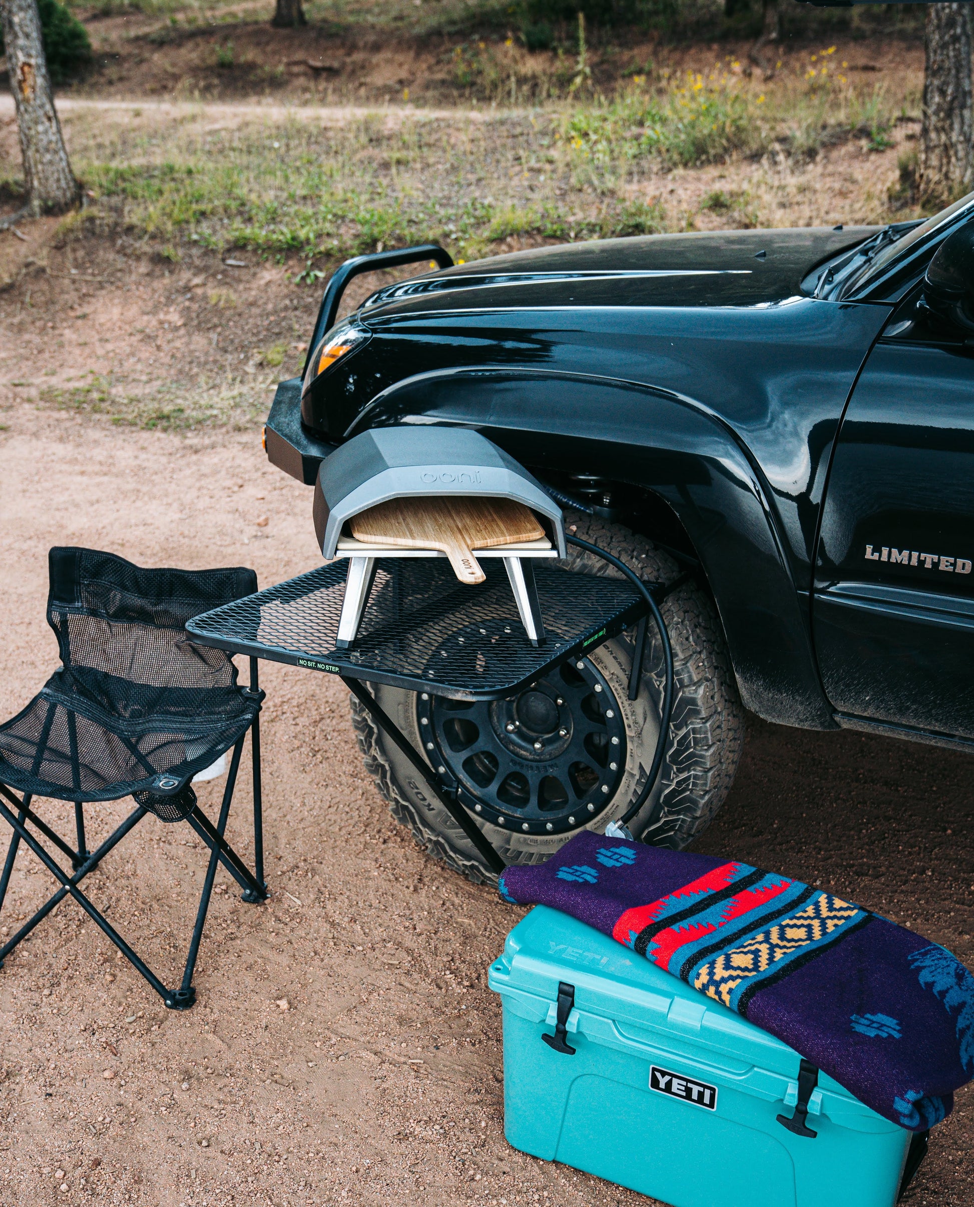 Large Aluminum Camping Table – Tail Gater Tire Table
