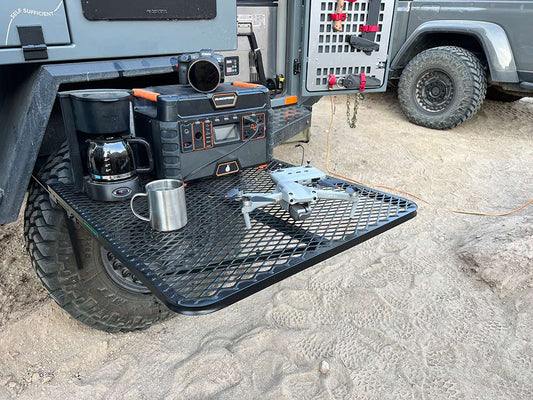 Standard Aluminum Camping Table – Tail Gater Tire Table